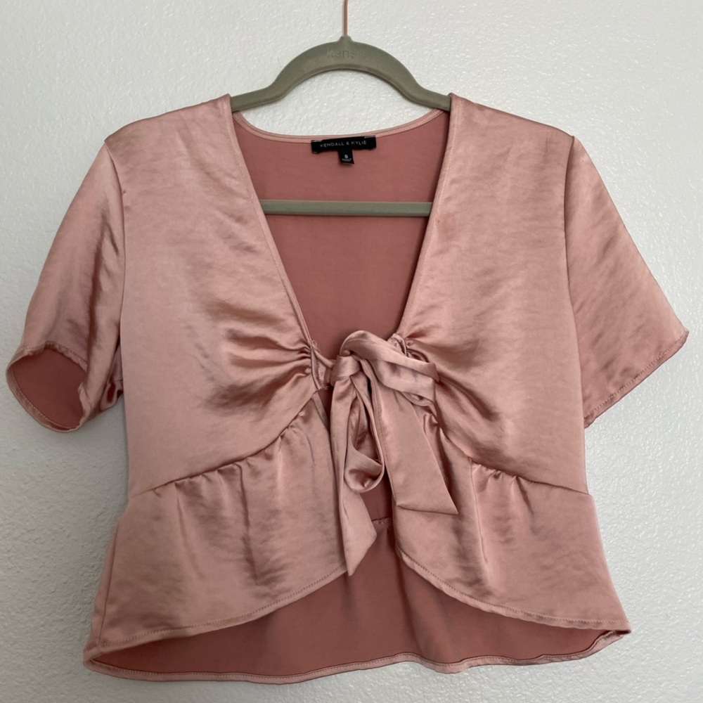 PacSun Tie Front Top